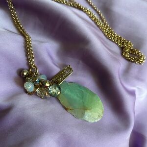 Jade Pendant Charm Necklace